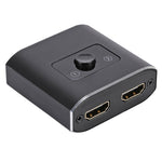 Interruttore HDMI HD da 2 a 1 uscita, 4K 30Hz Black
