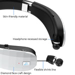 Auricolare Bluetooth Pieghevole da Collo con Bluetooth 5.0