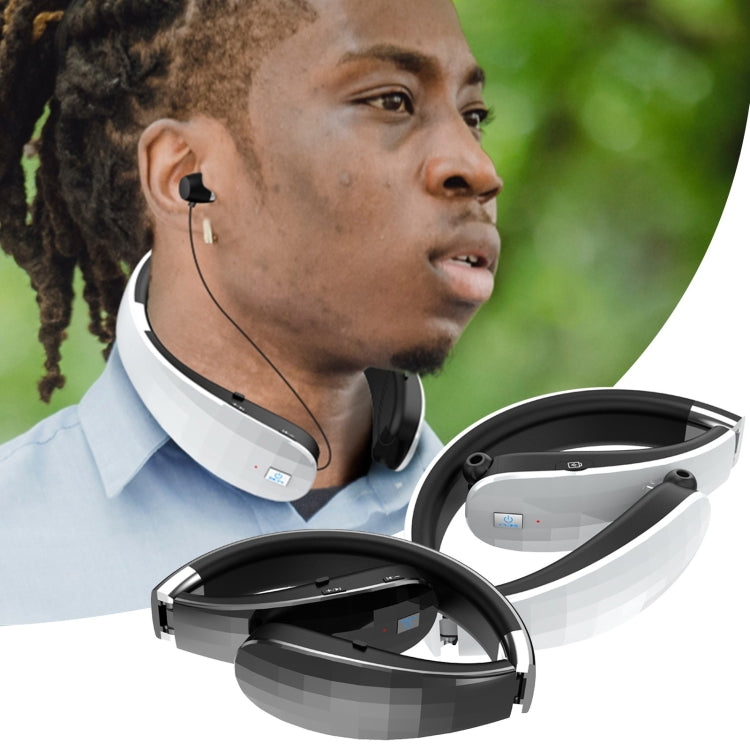 Auricolare Bluetooth Pieghevole da Collo con Bluetooth 5.0