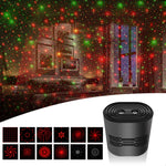 C209 Carica USB Mini Laser Stage Atmosphere Light, Single Star Style (White), 8 In 1 Style (White), 12 In 1 Style (White), Single Star Style (Black), 8 In 1 Style (Black), 12 In 1 Style (Black)