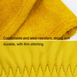 1 paio JJ-GD305 Guanti da giardino antitaglio resistenti alle coltellate in vera pelle, dimensioni:, S, M, L, XL