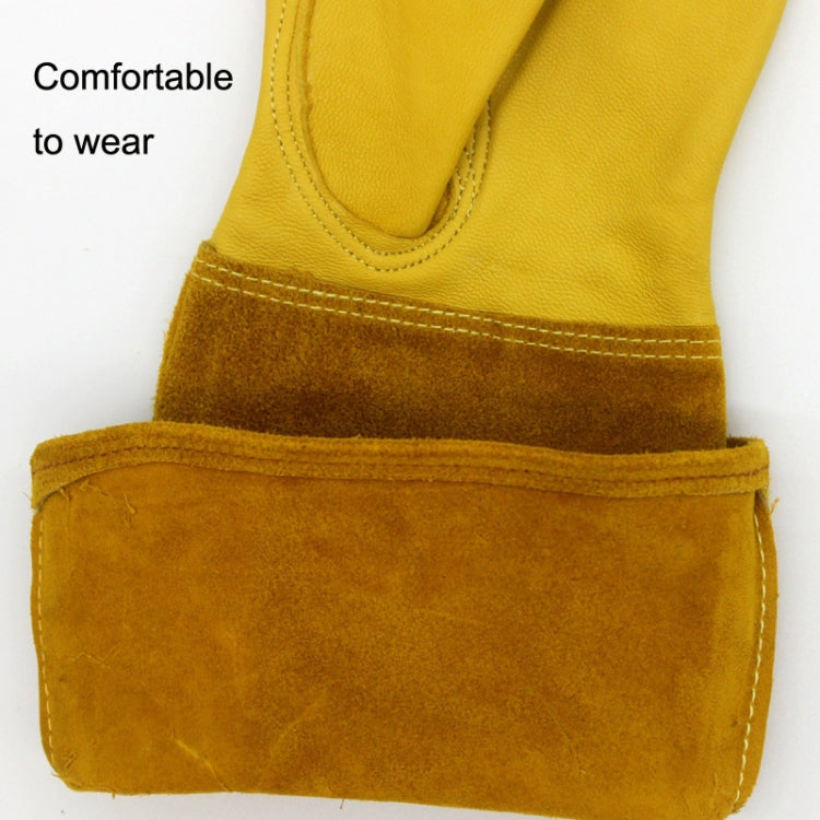 1 paio JJ-GD305 Guanti da giardino antitaglio resistenti alle coltellate in vera pelle, dimensioni:, S, M, L, XL