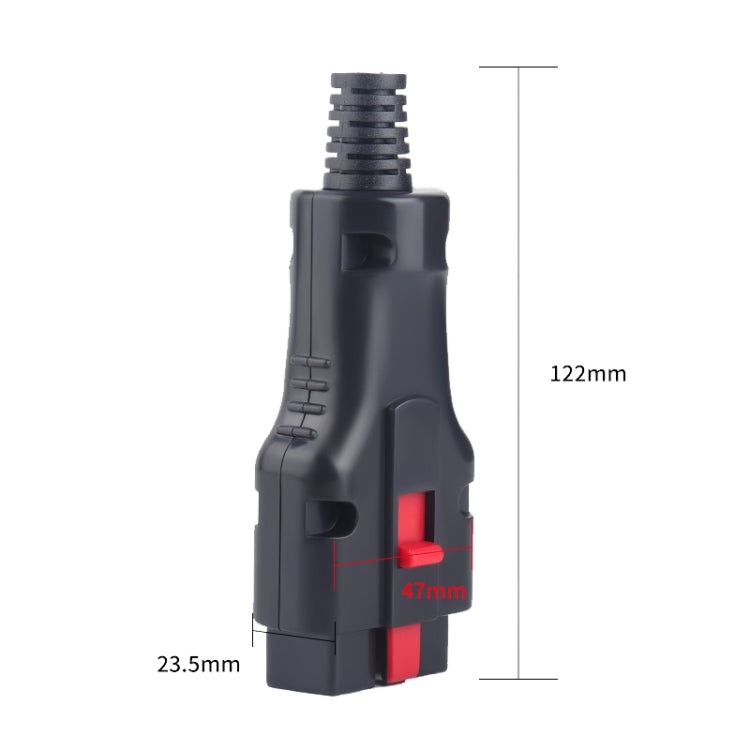 Connettore di interfaccia diagnostica OBD placcato oro automobilistico, OBD Diagnostic Interface