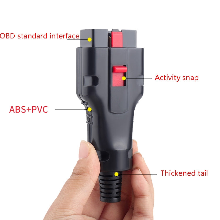 Connettore di interfaccia diagnostica OBD placcato oro automobilistico, OBD Diagnostic Interface