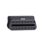 J1962f OBD2 16PIN Connettore testa femmina piegato a 90 gradi, placcato oro + nichelato, 16PIN 90 Degree  Bend