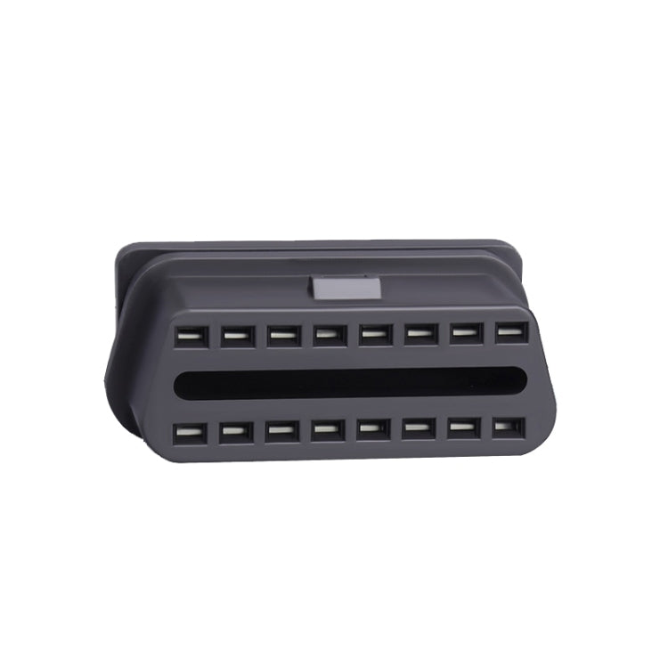 J1962f OBD2 16PIN Connettore testa femmina piegato a 90 gradi, placcato oro + nichelato, 16PIN 90 Degree  Bend