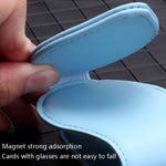 Clip per la conservazione dei biglietti con clip per occhiali da sole per auto da 2 pezzi