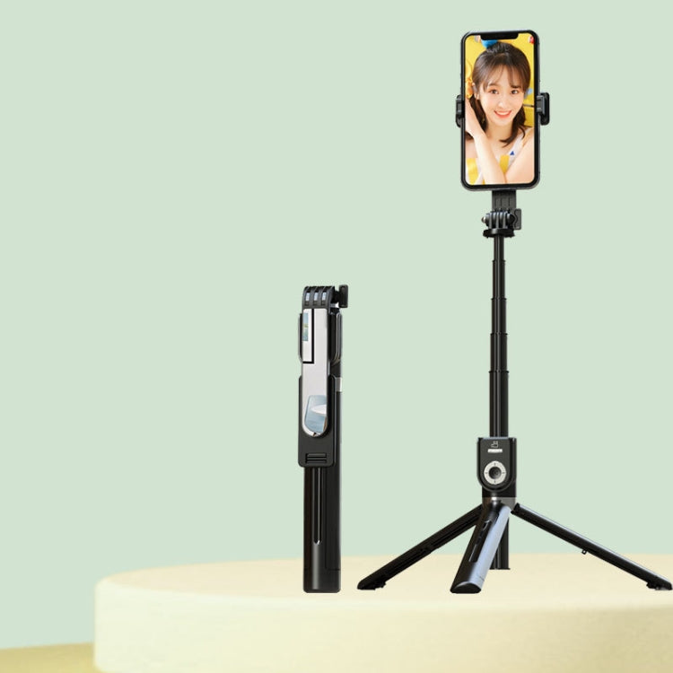 Bastone per selfie Bluetooth integrato con specchio per il trucco con telecomando vibrato, P80 1.33m, P81 1.7m