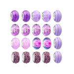 TZ-05 63 in 1 braccialetto per bambini gioielli fai da te in cristallo colorato cartone animato, 63 In 1(Purple Suit), 63 In 1(Red Suit), 63 In 1(Green Suit), 63 In 1(Color Suit)