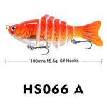 2 PCS PROBEROS HS066 10 cm 15,5 g Sub-esca per simulazione di pesca in mare, A, B, C, D, E