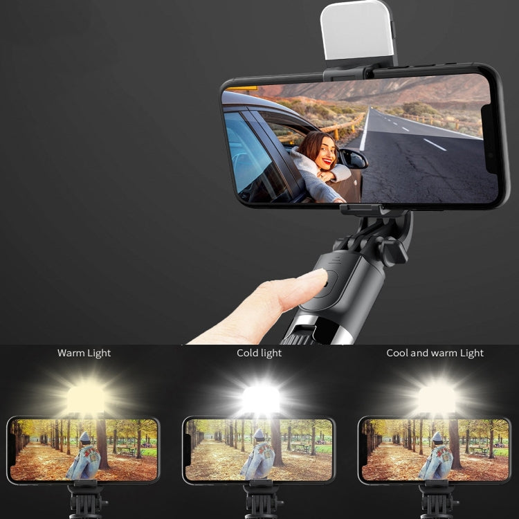 Bastone selfie con treppiede e luce Bluetooth