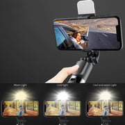 Bastone selfie con treppiede e luce Bluetooth
