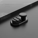 Gancio per cavo dati appiccicoso per auto da 3 pezzi, Dark Green, Space Silver, Black