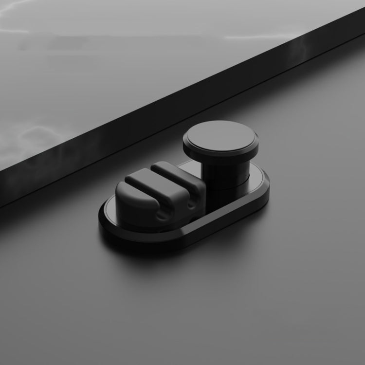 Gancio per cavo dati appiccicoso per auto da 3 pezzi, Dark Green, Space Silver, Black