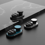 Gancio per cavo dati appiccicoso per auto da 3 pezzi, Dark Green, Space Silver, Black
