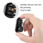 Gancio per cavo dati appiccicoso per auto da 3 pezzi, Dark Green, Space Silver, Black