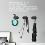 Gancio per cavo dati appiccicoso per auto da 3 pezzi, Dark Green, Space Silver, Black