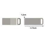 JHQG1 Unità flash USB ad alta velocità in metallo a forma di gradino, 4GB, 8GB, 16 GB, 32GB, 64GB, 128GB