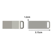 JHQG1 Unità flash USB ad alta velocità in metallo a forma di gradino, 4GB, 8GB, 16 GB, 32GB, 64GB, 128GB