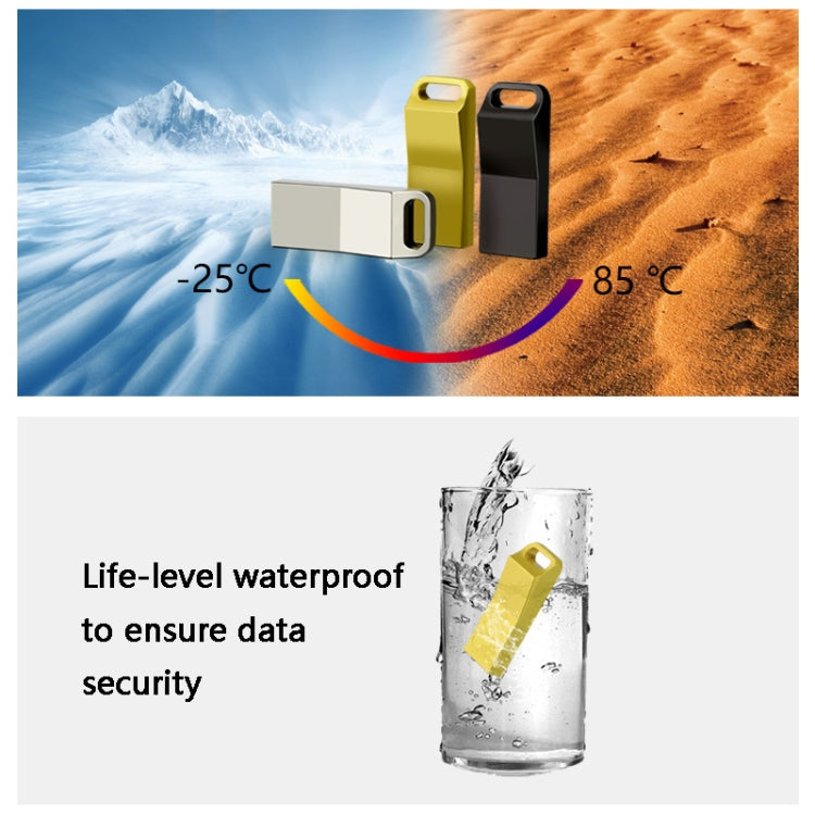 JHQG1 Unità flash USB ad alta velocità in metallo a forma di gradino, 4GB, 8GB, 16 GB, 32GB, 64GB, 128GB