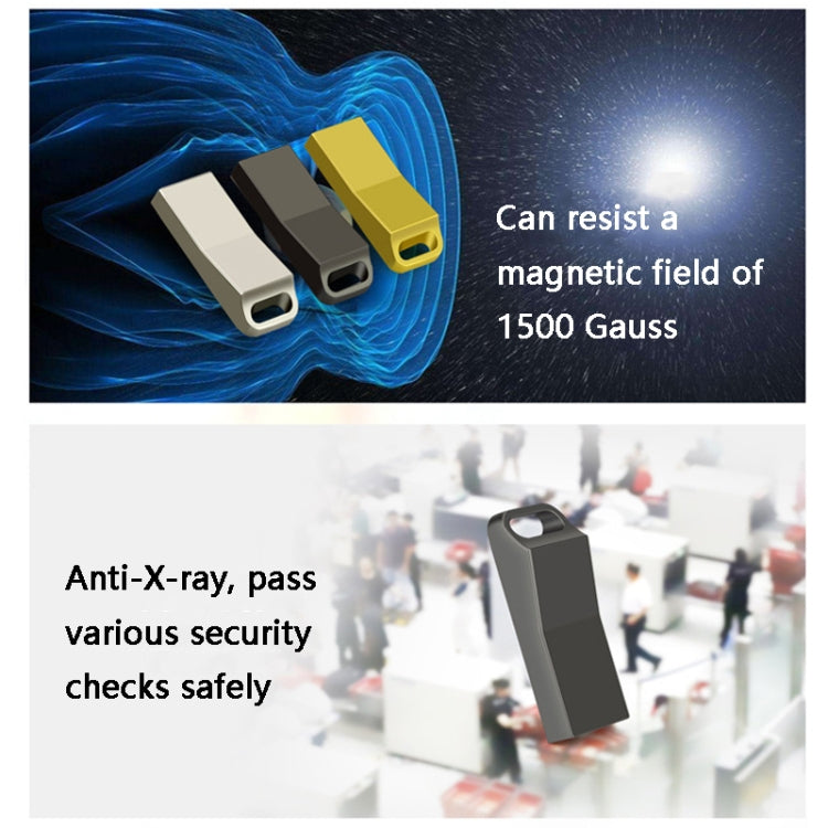 JHQG1 Unità flash USB ad alta velocità in metallo a forma di gradino, 4GB, 8GB, 16 GB, 32GB, 64GB, 128GB