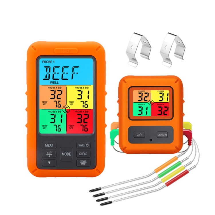 TS-TP40-X Termometro elettronico digitale per alimenti con schermo a colori wireless, TS-TP40-X