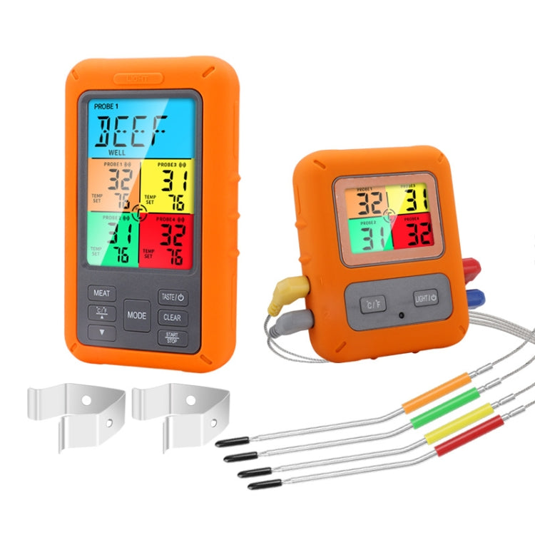 TS-TP40-X Termometro elettronico digitale per alimenti con schermo a colori wireless, TS-TP40-X