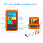 TS-TP40-X Termometro elettronico digitale per alimenti con schermo a colori wireless, TS-TP40-X