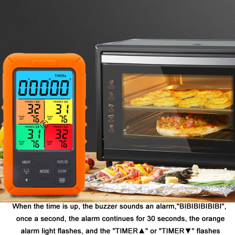 TS-TP40-X Termometro elettronico digitale per alimenti con schermo a colori wireless, TS-TP40-X
