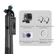 Selfie Stick Bluetooth Wireless Telescopico con Luce