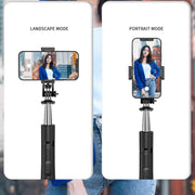Selfie Stick Bluetooth Wireless Telescopico con Luce
