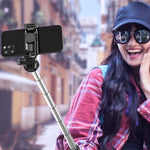 Selfie Stick Bluetooth Telescopico con Luce e Treppiede