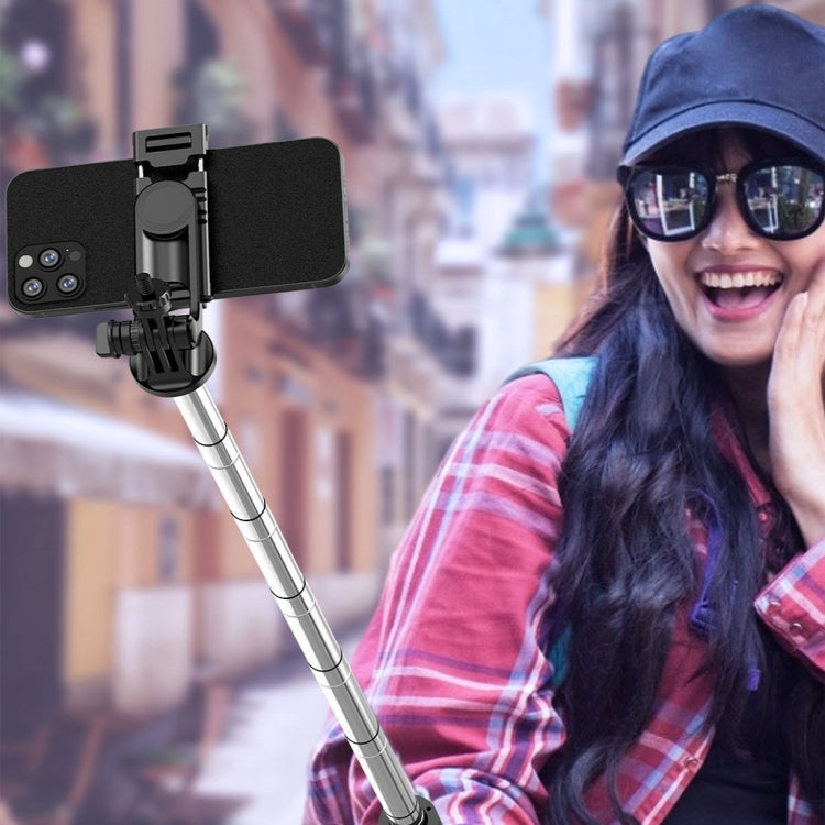 Selfie Stick Bluetooth Telescopico con Luce e Treppiede