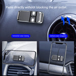 2 PCS S15 Staffa magnetica in lega di alluminio Supporto per telefono per auto Adesivo per cavo dati