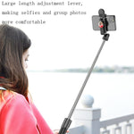 Selfie stick Bluetooth con luce e treppiede per smartphone
