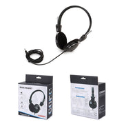 Cuffie per computer Soyto SY808MV Online Class Office, lunghezza cavo: 1,6 m, Black 3.5mm, Black 6.5mm