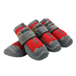 4 PCS / Set Scarpe per cani HCPET Scarpe per cani in rete traspirante, No.1 4cm, No.2 4.5cm, No.3 5cm, No.4 5.5cm