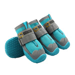 4 PCS / Set Scarpe per cani HCPET Scarpe per cani in rete traspirante, No.1 4cm, No.2 4.5cm, No.3 5cm, No.4 5.5cm