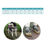4 PCS / Set Scarpe per cani HCPET Scarpe per cani in rete traspirante, No.5 6cm, No.6 6.5cm, No.7 7cm, No.8 7.5cm