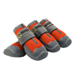 4 PCS / Set Scarpe per cani HCPET Scarpe per cani in rete traspirante, No.5 6cm, No.6 6.5cm, No.7 7cm, No.8 7.5cm
