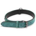 Collare in pelle a doppio strato per cani JINMAOHOU, XS 34x1.7cm, S 39x2.2cm, M 49x2.7cm