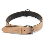 Collare in pelle a doppio strato per cani JINMAOHOU, L 59x3.2cm