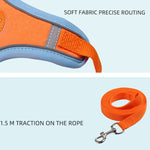 BL-867 Cinghie toraciche per animali domestici Corda riflettente per trazione per cani, dimensioni:, S, M, L, XL