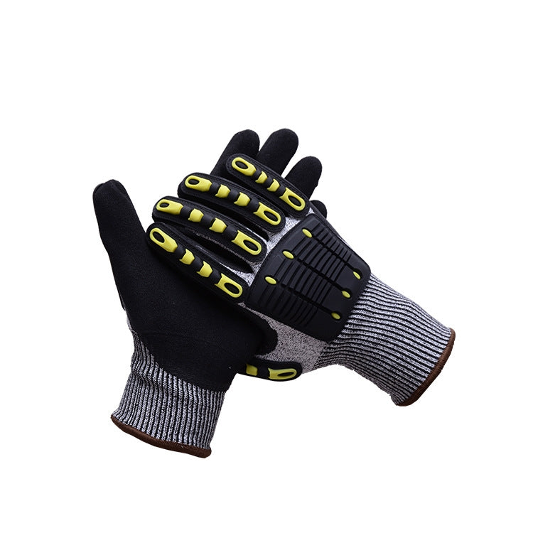 Guanti da ciclismo all'aperto TPR antitaglio resistenti all'usura, S, M, L, XL