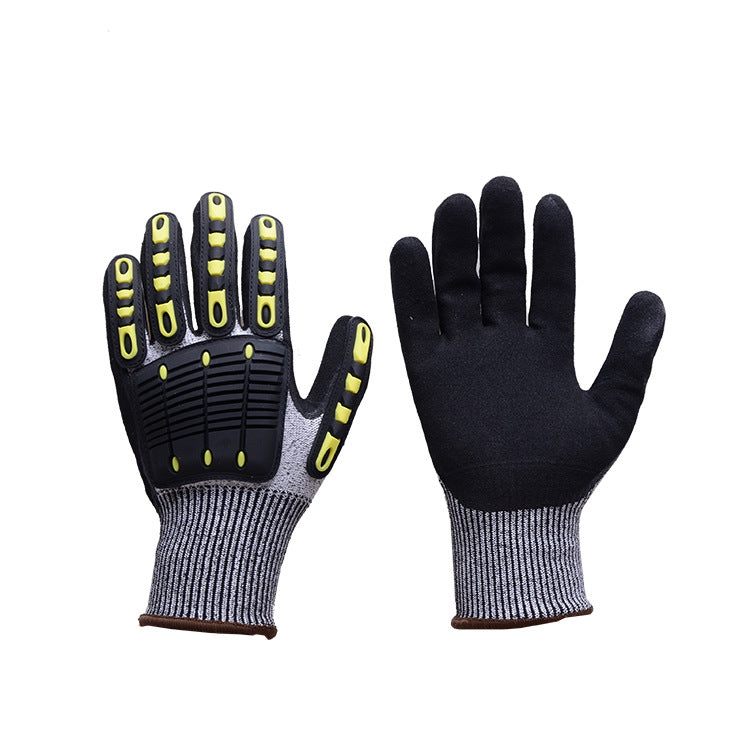 Guanti da ciclismo all'aperto TPR antitaglio resistenti all'usura, S, M, L, XL