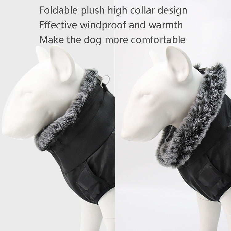 BL-683 Mantieni caldi i vestiti per cani riflettenti, XL, XXL, XXXL
