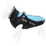 Vestito impermeabile riflettente per cani XL, XXL, XXXL