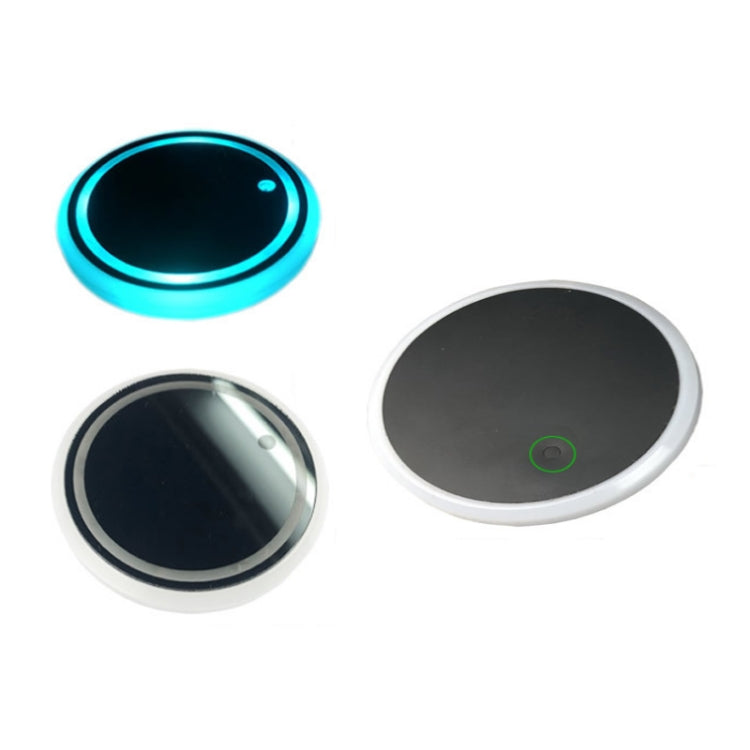 1 paio 68mm LED Smart Light-Emitting Coaster Light Car Cup Slot Atmosphere Light, Beverage, Brick, Cat Claws, Modern Technology, Star, Genesis, Magic Array