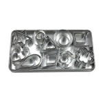 Stampo per biscotti in acciaio inossidabile, 30 PCS / Set, 27 PCS / Set