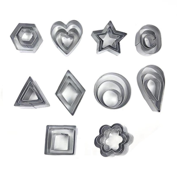 Stampo per biscotti in acciaio inossidabile, 30 PCS / Set, 27 PCS / Set
